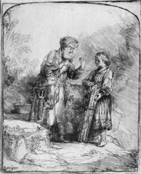 Abraham et Isaac, 1645